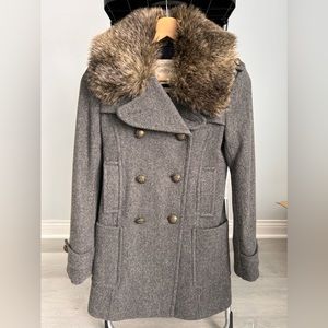 Aritzia Community Cadet Wool Pea Coat (XXS)
